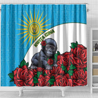 Rwanda Baby Gorilla Shower Curtain Kwita Izina 2025 - Wonder Print Shop