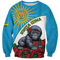 Personalized Rwanda Baby Gorilla Sweatshirt Kwita Izina 2025 - Wonder Print Shop