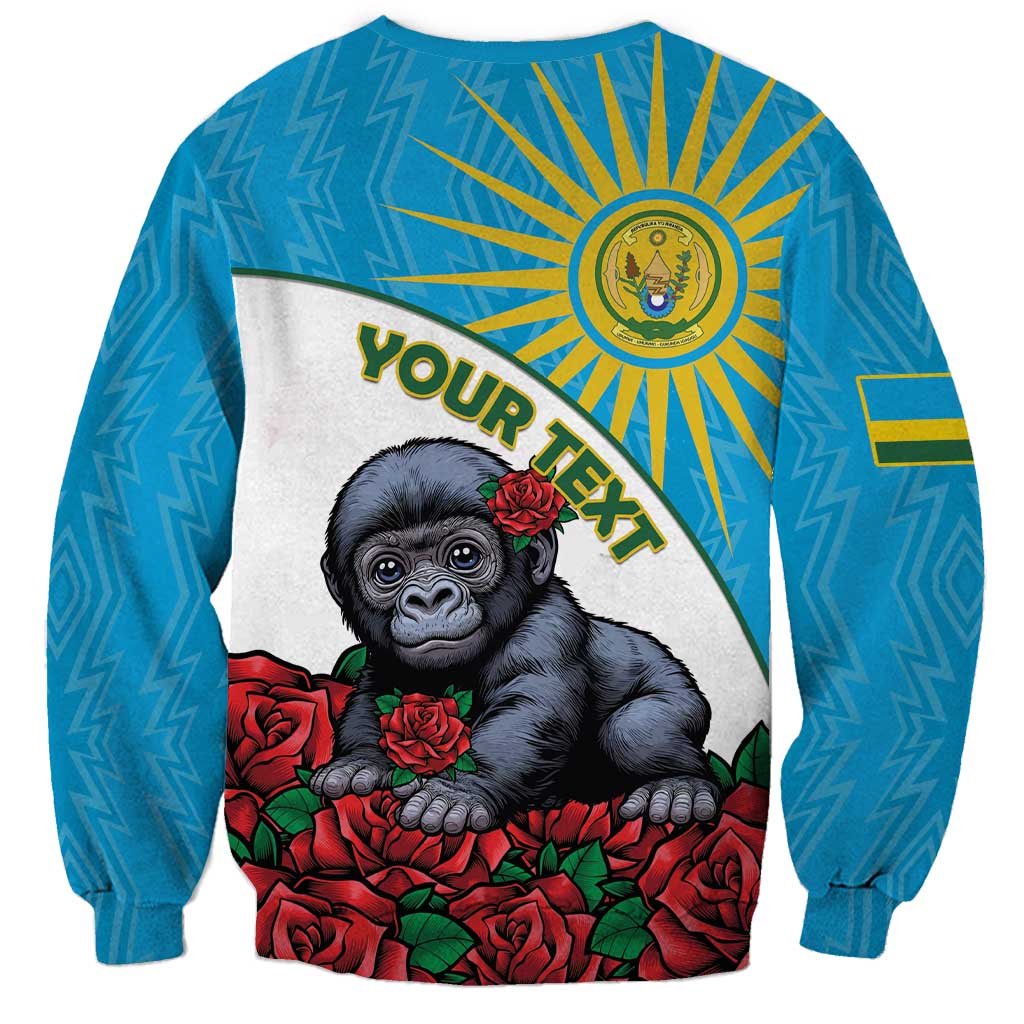 Personalized Rwanda Baby Gorilla Sweatshirt Kwita Izina 2025 - Wonder Print Shop