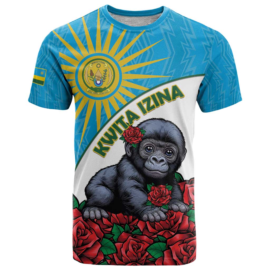 Personalized Rwanda Baby Gorilla T Shirt Kwita Izina 2025 - Wonder Print Shop