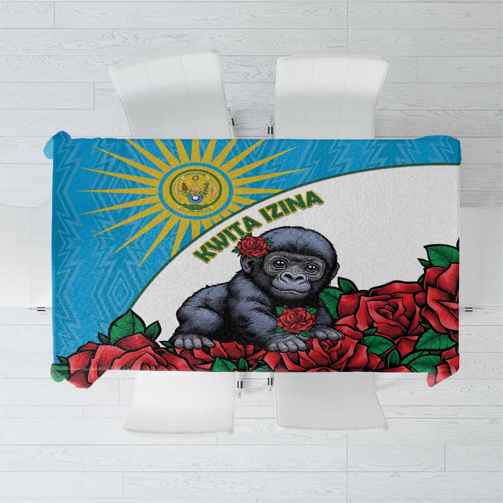 Rwanda Baby Gorilla Tablecloth Kwita Izina 2025 - Wonder Print Shop