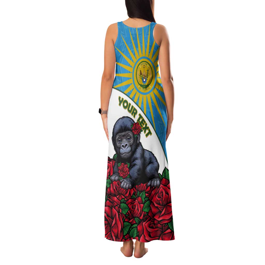 Personalized Rwanda Baby Gorilla Tank Maxi Dress Kwita Izina 2025 - Wonder Print Shop