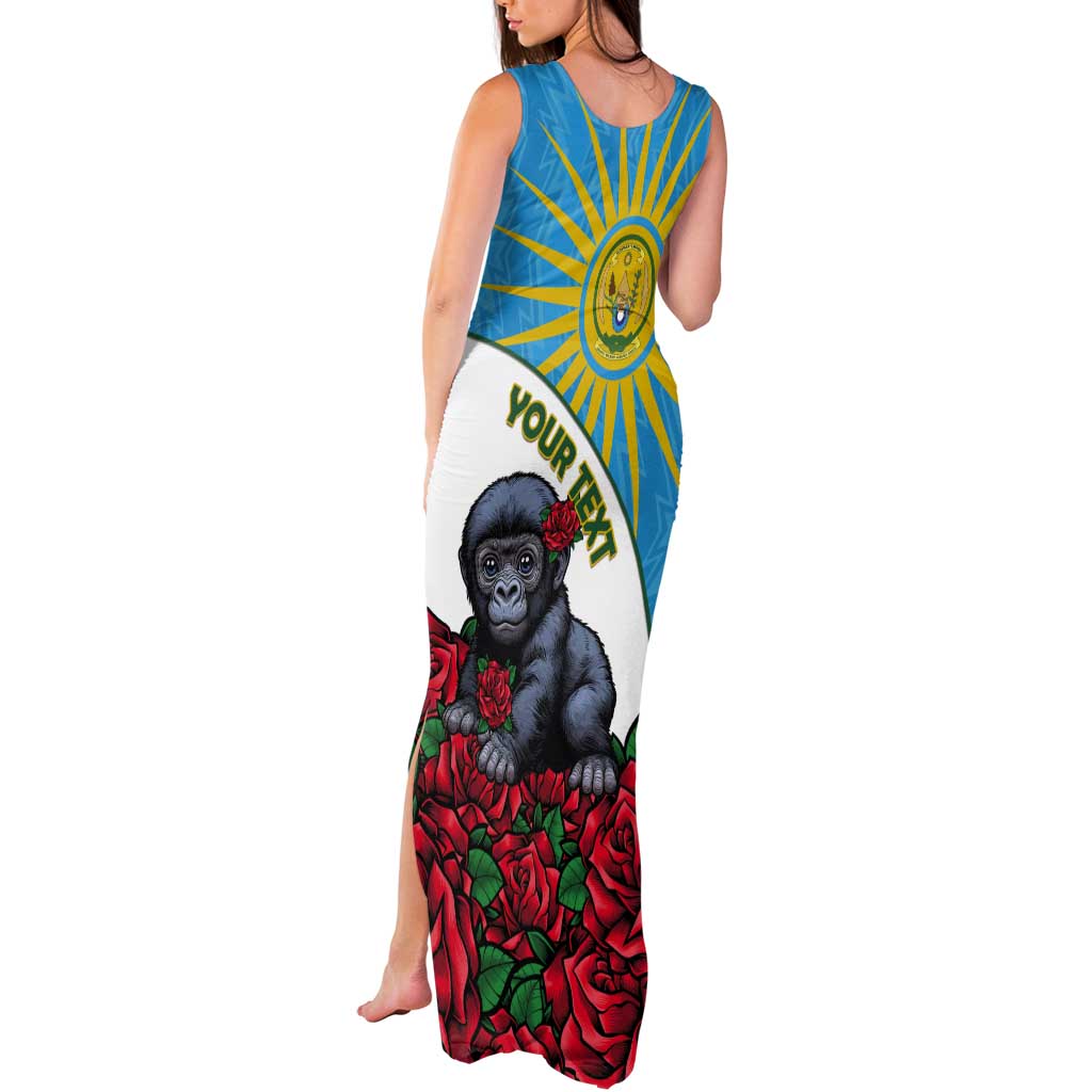 Personalized Rwanda Baby Gorilla Tank Maxi Dress Kwita Izina 2025 - Wonder Print Shop