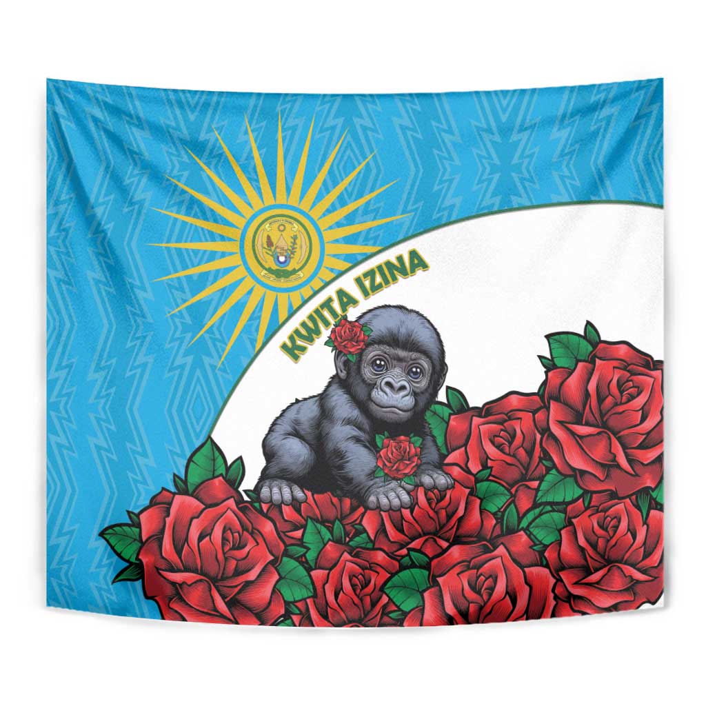 Rwanda Baby Gorilla Tapestry Kwita Izina 2025 - Wonder Print Shop
