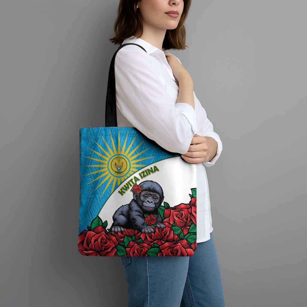 Rwanda Baby Gorilla Tote Bag Kwita Izina 2025 - Wonder Print Shop