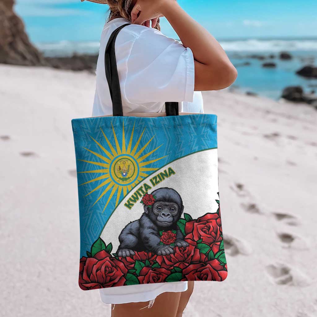 Rwanda Baby Gorilla Tote Bag Kwita Izina 2025 - Wonder Print Shop
