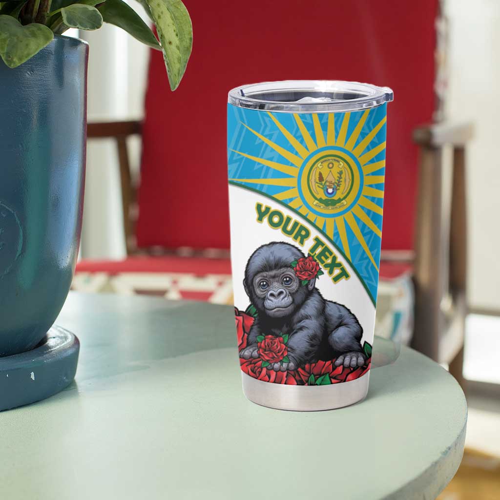 Personalized Rwanda Baby Gorilla Tumbler Cup Kwita Izina 2025 - Wonder Print Shop