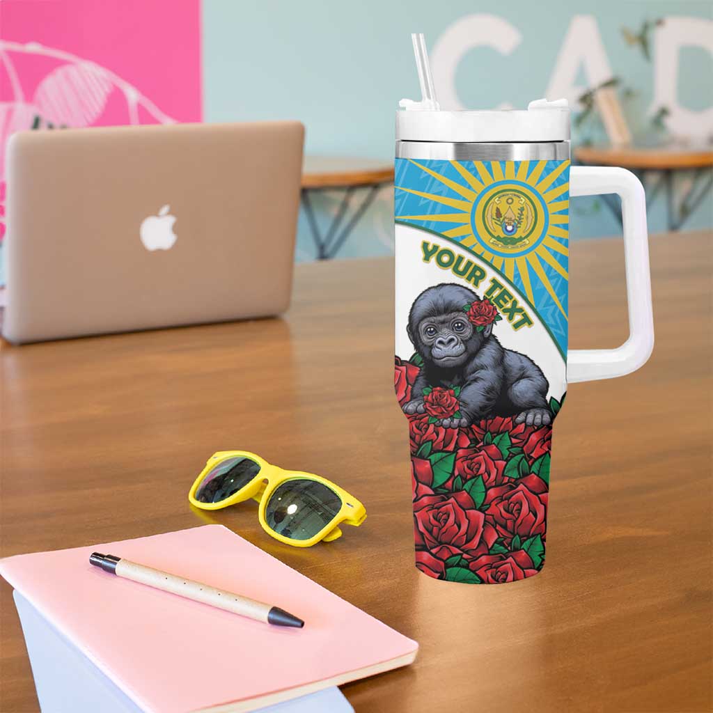 Personalized Rwanda Baby Gorilla Tumbler With Handle Kwita Izina 2025 - Wonder Print Shop