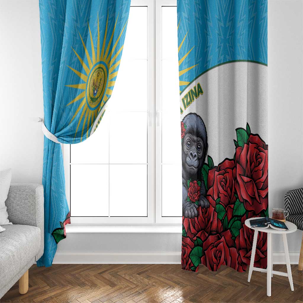 Rwanda Baby Gorilla Window Curtain Kwita Izina 2025 - Wonder Print Shop
