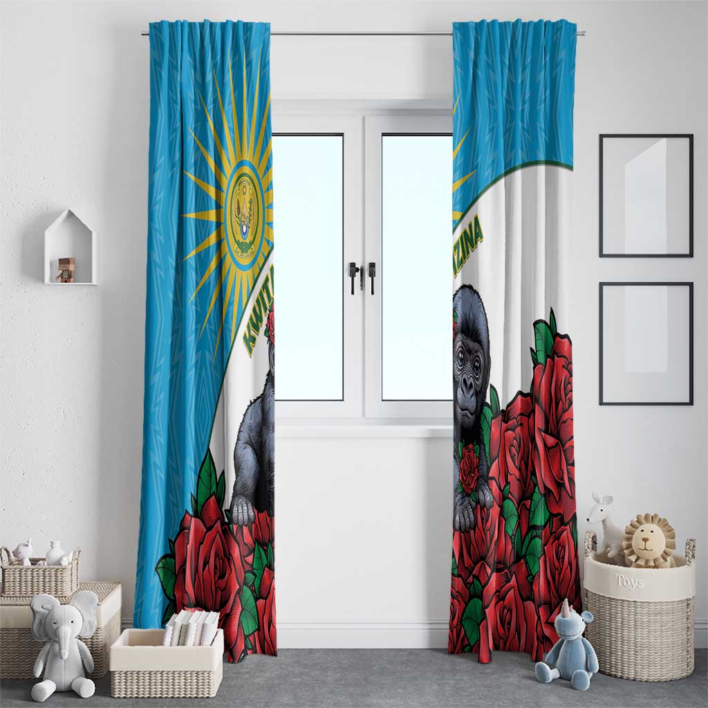 Rwanda Baby Gorilla Window Curtain Kwita Izina 2025 - Wonder Print Shop