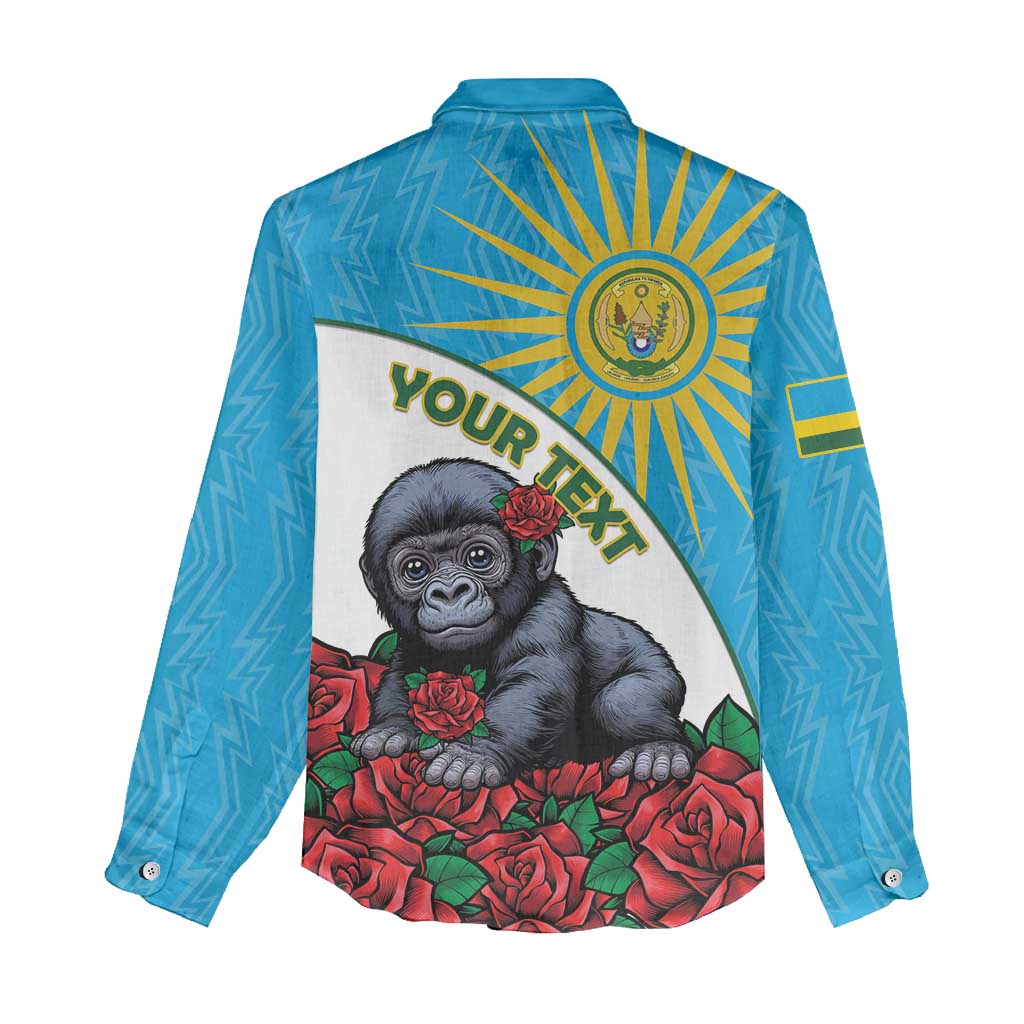 Personalized Rwanda Baby Gorilla Women Casual Shirt Kwita Izina 2025 - Wonder Print Shop
