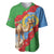 Personalised Eritrea Arabian Camel Baseball Jersey Gerbera Flower Flag Color - Wonder Print Shop