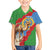 Personalised Eritrea Arabian Camel Family Matching Off Shoulder Maxi Dress and Hawaiian Shirt Gerbera Flower Flag Color - Wonder Print Shop