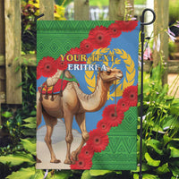 Personalised Eritrea Arabian Camel Garden Flag Gerbera Flower Flag Color - Wonder Print Shop