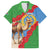 Personalised Eritrea Arabian Camel Hawaiian Shirt Gerbera Flower Flag Color - Wonder Print Shop