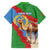Personalised Eritrea Arabian Camel Hawaiian Shirt Gerbera Flower Flag Color - Wonder Print Shop