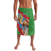 Personalised Eritrea Arabian Camel Lavalava Gerbera Flower Flag Color - Wonder Print Shop