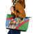 Personalised Eritrea Arabian Camel Leather Tote Bag Gerbera Flower Flag Color - Wonder Print Shop