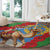 Personalised Eritrea Arabian Camel Round Carpet Gerbera Flower Flag Color