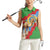 Personalised Eritrea Arabian Camel Women Sleeveless Polo Shirt Gerbera Flower Flag Color - Wonder Print Shop