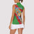 Personalised Eritrea Arabian Camel Women Sleeveless Polo Shirt Gerbera Flower Flag Color - Wonder Print Shop