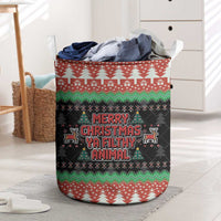 Merry Christmas Ya Filthy Animal Laundry Basket Retro Christmas Humor - Wonder Print Shop