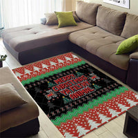 Merry Christmas Ya Filthy Animal Area Rug Retro Christmas Humor - Wonder Print Shop