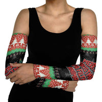 Merry Christmas Ya Filthy Animal Arm Sleeves Retro Christmas Humor - Wonder Print Shop