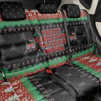 Merry Christmas Ya Filthy Animal Back Car Seat Cover Retro Christmas Humor - Wonder Print Shop