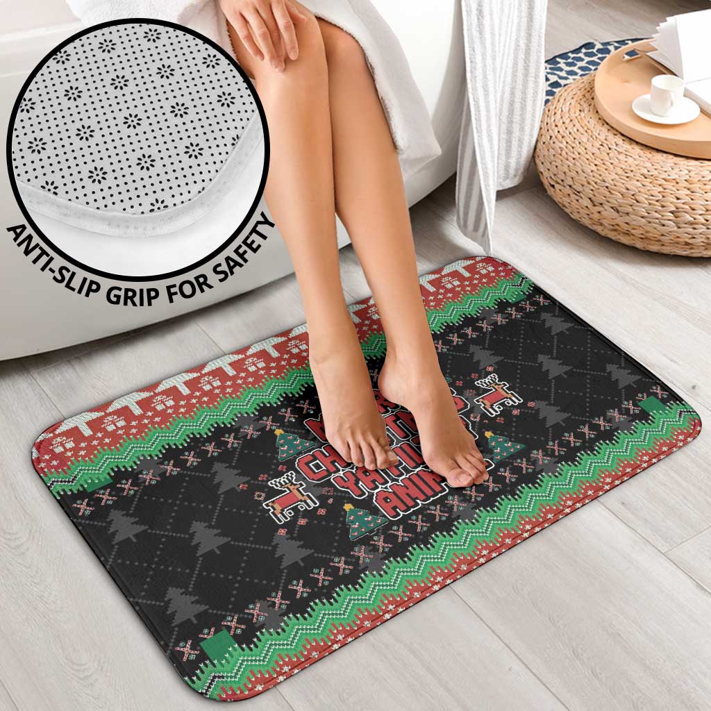 Merry Christmas Ya Filthy Animal Bathroom Set Retro Christmas Humor - Wonder Print Shop