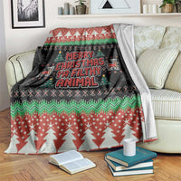 Merry Christmas Ya Filthy Animal Blanket Retro Christmas Humor - Wonder Print Shop