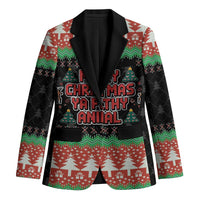 Merry Christmas Ya Filthy Animal Blazer Retro Christmas Humor - Wonder Print Shop