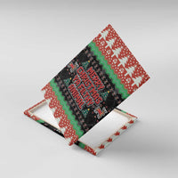 Merry Christmas Ya Filthy Animal Canvas Wall Art Retro Christmas Humor - Wonder Print Shop