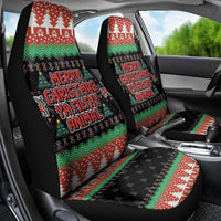 Merry Christmas Ya Filthy Animal Car Seat Cover Retro Christmas Humor - Wonder Print Shop