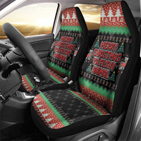 Merry Christmas Ya Filthy Animal Car Seat Cover Retro Christmas Humor - Wonder Print Shop