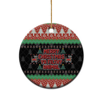 Merry Christmas Ya Filthy Animal Ceramic Ornament Retro Christmas Humor - Wonder Print Shop