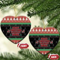 Merry Christmas Ya Filthy Animal Ceramic Ornament Retro Christmas Humor - Wonder Print Shop