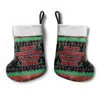 Merry Christmas Ya Filthy Animal Christmas Stocking Retro Christmas Humor - Wonder Print Shop