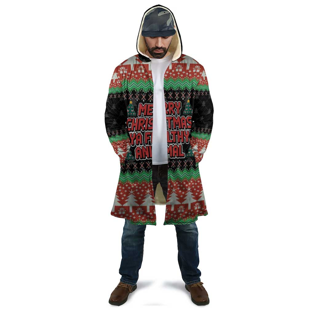 Merry Christmas Ya Filthy Animal Cloak Retro Christmas Humor - Wonder Print Shop