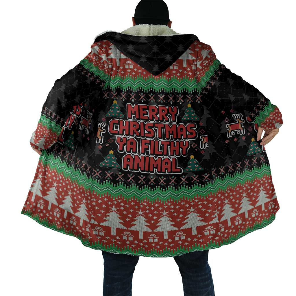 Merry Christmas Ya Filthy Animal Cloak Retro Christmas Humor - Wonder Print Shop