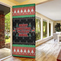 Merry Christmas Ya Filthy Animal Door Cover Retro Christmas Humor - Wonder Print Shop