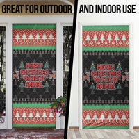 Merry Christmas Ya Filthy Animal Door Cover Retro Christmas Humor - Wonder Print Shop