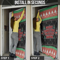 Merry Christmas Ya Filthy Animal Door Cover Retro Christmas Humor - Wonder Print Shop