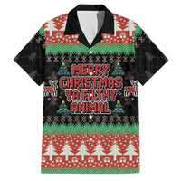Merry Christmas Ya Filthy Animal Family Matching Puletasi and Hawaiian Shirt Retro Christmas Humor - Wonder Print Shop