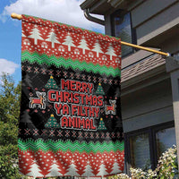 Merry Christmas Ya Filthy Animal Garden Flag Retro Christmas Humor - Wonder Print Shop