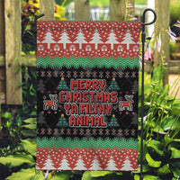 Merry Christmas Ya Filthy Animal Garden Flag Retro Christmas Humor - Wonder Print Shop