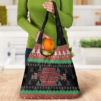 Merry Christmas Ya Filthy Animal Grocery Bag Retro Christmas Humor - Wonder Print Shop