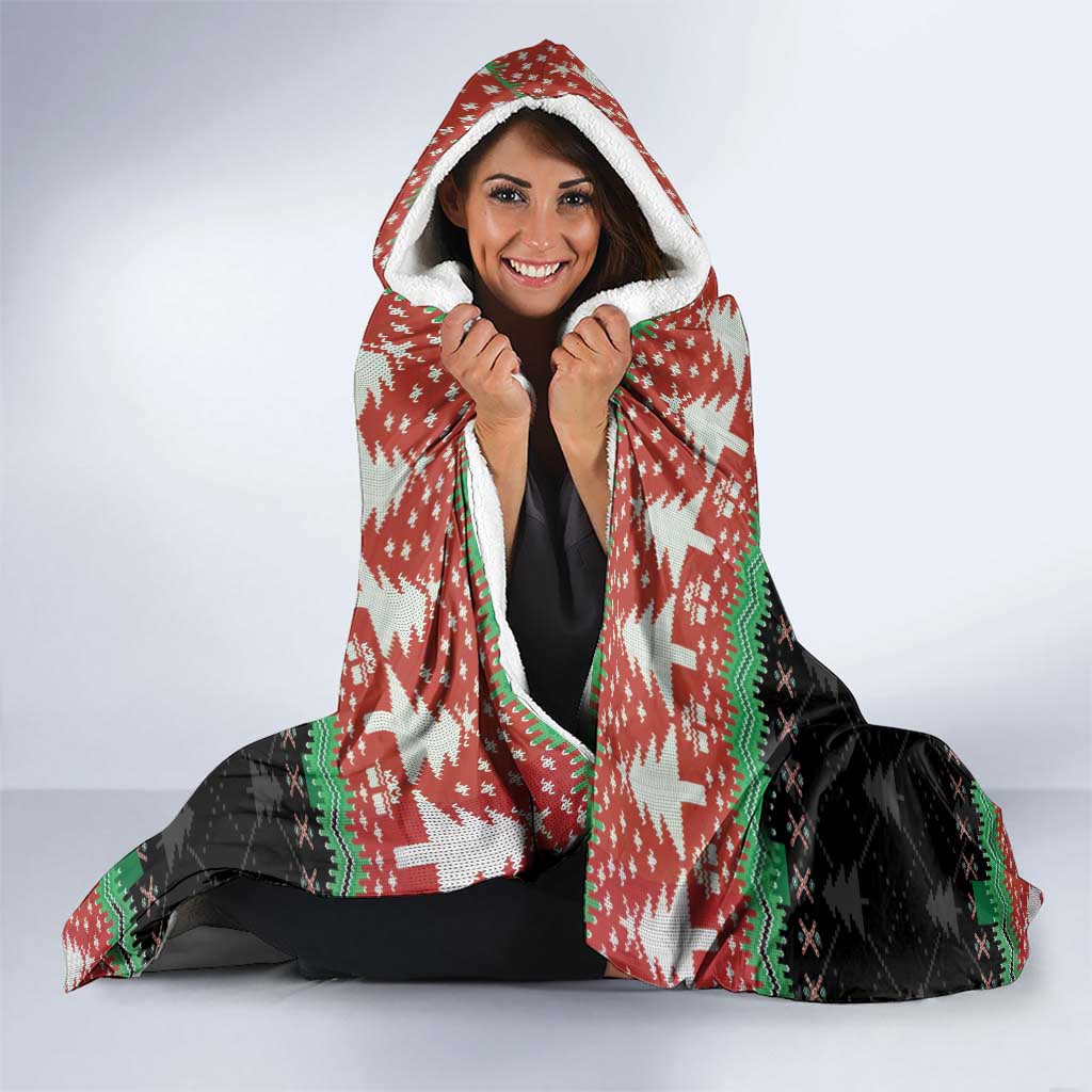 Merry Christmas Ya Filthy Animal Hooded Blanket Retro Christmas Humor - Wonder Print Shop