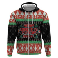 Merry Christmas Ya Filthy Animal Hoodie Retro Christmas Humor - Wonder Print Shop
