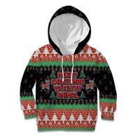 Merry Christmas Ya Filthy Animal Kid Hoodie Retro Christmas Humor - Wonder Print Shop